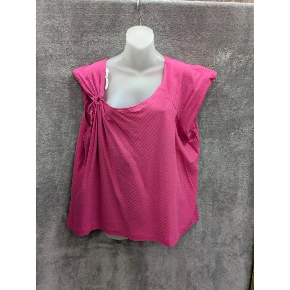 Torrid size 4 Hot Pink Top Womens Plus Size Asymmetrical Pinkcore‎ Girlhoodcore